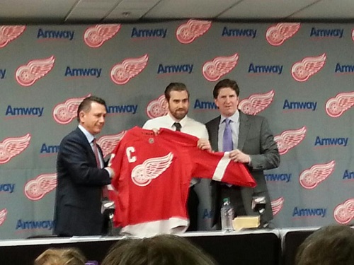 Red Wings ZetterbergCaptain